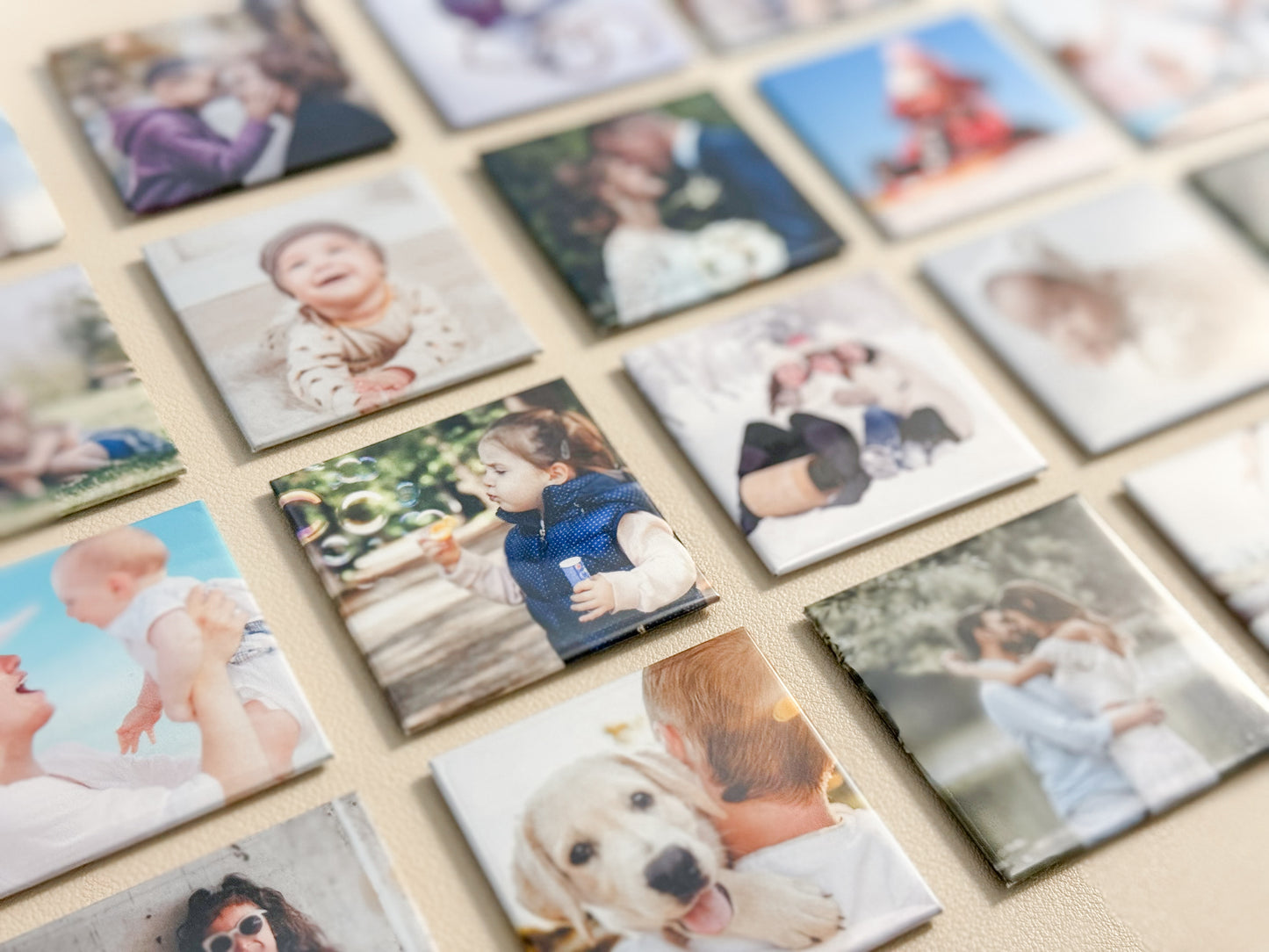 Set of 9 Custom Photo Magnets