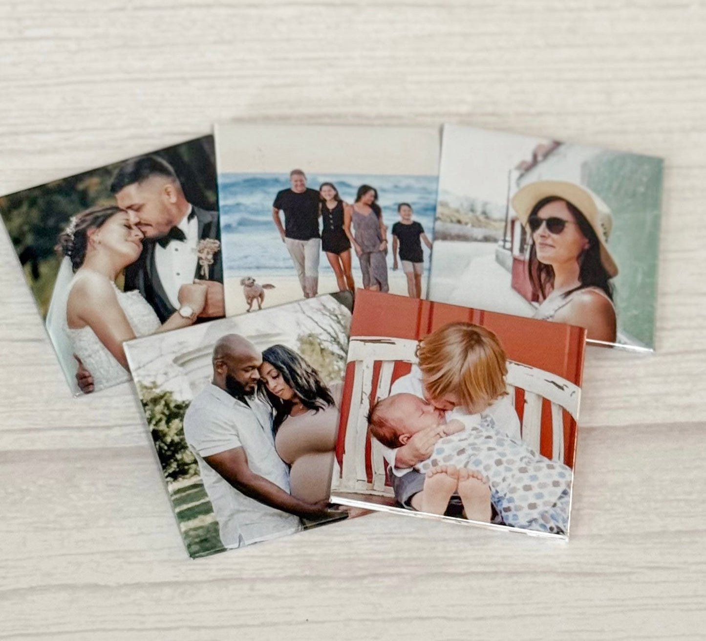 Set of 9 Custom Photo Magnets